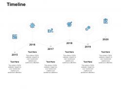 Timeline 2015 to 2020 l926 ppt powerpoint presentation styles layout ideas