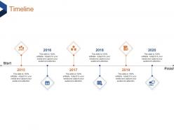 Timeline 2015 to 2020 m1838 ppt powerpoint presentation infographics images