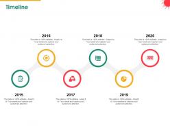 Timeline 2015 to 2020 n263 powerpoint presentation design inspiration