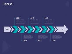 Timeline 2015 to 2020 n286 ppt powerpoint presentation background image