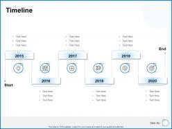 Timeline 2015 to 2020 ppt powerpoint presentation infographic template icon