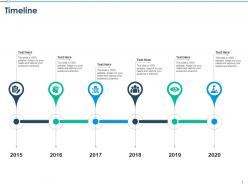 Timeline 2015 to 2020 years communication management ppt presentation layout