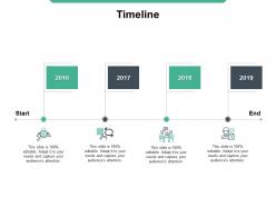 Timeline 2016 to 2019 c655 ppt powerpoint presentation styles layout ideas