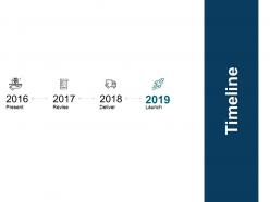 Timeline 2016 to 2019 l211 ppt powerpoint presentation infographic