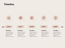 Timeline 2016 to 2020 c932 ppt powerpoint presentation gallery clipart