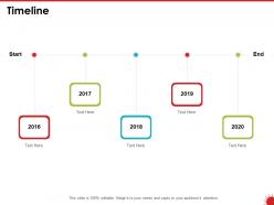 Timeline 2016 to 2020 n196 powerpoint presentation design inspiration