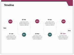 Timeline 2016 to 2020 years ppt powerpoint presentation portfolio