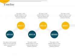 Timeline 2016 to 2021 m2360 ppt powerpoint presentation infographics skills