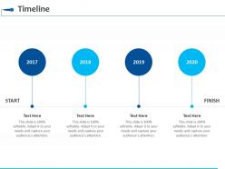 Timeline 2017 to 2019 f888 ppt powerpoint presentation summary graphics pictures