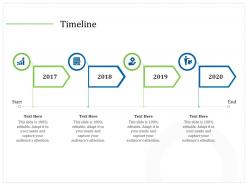 Timeline 2017 to 2020 m2276 ppt powerpoint presentation model example