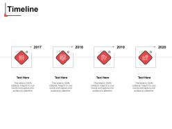 Timeline 2017 to 2020 n28 ppt powerpoint presentation outline layouts