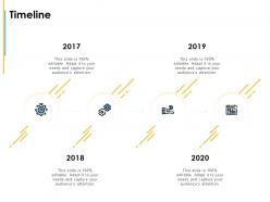 Timeline 2017 to 2020 ppt powerpoint presentation icon inspiration