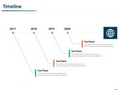 Timeline 2017 to 2020 ppt powerpoint presentation professional objects