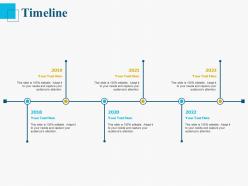 Timeline 2018 to 2023 m63 ppt powerpoint presentation infographics smartart
