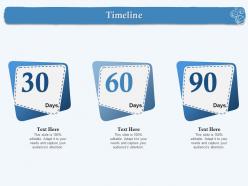 Timeline 30 days m1880 ppt powerpoint presentation slides gallery