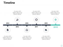 Timeline 6 year process e395 ppt powerpoint presentation visuals