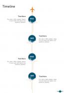 Timeline Aircraft Maintenance Services Proposal One Pager Sample Example Document