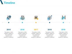 Timeline and 5 years f106 ppt powerpoint presentation portfolio