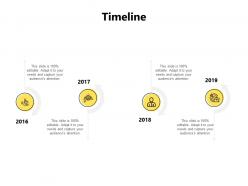 Timeline and years f62 ppt powerpoint presentation pictures backgrounds
