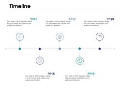 Timeline audience h7 ppt powerpoint presentation pictures example topics
