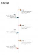 Timeline Commercial Proposal One Pager Sample Example Document