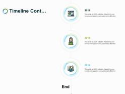 Timeline cont 2017 to 2019 l273 ppt powerpoint presentation visual aids