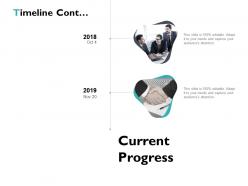 Timeline cont 2018 to 2019 j179 ppt powerpoint presentation file template