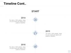 Timeline cont a142 ppt powerpoint presentation icon deck
