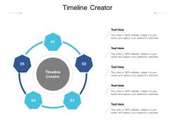Timeline creator ppt powerpoint presentation show guidelines cpb