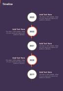 Timeline Credit Control Process Proposal One Pager Sample Example Document