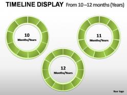 Timeline display style 2 powerpoint presentation slides