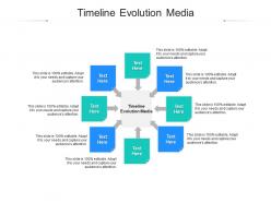 Timeline evolution media ppt powerpoint presentation professional graphics download cpb