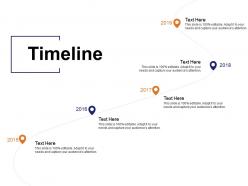 Timeline five year process c136 ppt powerpoint presentation model introduction