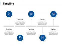 Timeline five year process c13 ppt powerpoint presentation file master slide