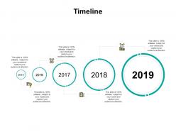 Timeline five years f229 ppt powerpoint presentation pictures background image