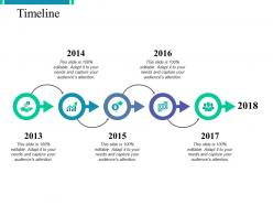Timeline five years f485 ppt powerpoint presentation outline infographic template