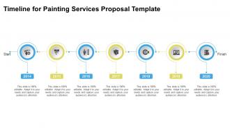 Timeline for painting services proposal template