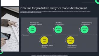 Timeline For Predictive Analytics Model Ppt Powerpoint Presentation File Template
