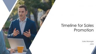 Timeline For Sales Promotion PPT Mockup AT