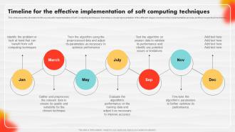 Timeline For The Effective Implementation Of Soft Computing Techniques Soft Computing