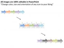 Timeline graph powerpoint template slide