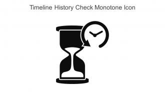 Timeline History Check Monotone Icon In Powerpoint Pptx Png And Editable Eps Format