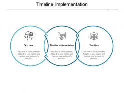 Timeline implementation ppt powerpoint presentation summary example file cpb