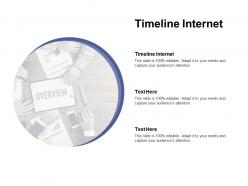 Timeline internet ppt powerpoint presentation file styles cpb