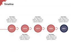 Timeline investor funding elevator pitch deck for ott platform industry
