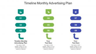 Timeline monthly advertising plan ppt powerpoint presentation portfolio portrait cpb