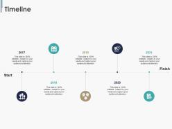 Timeline pitchbook for general and m and a deal