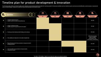 Timeline Plan For Product Development Strategic Plan For Company Growth Strategy SS V