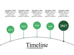 Timeline powerpoint slide