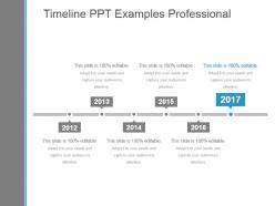 Timeline ppt examples professional